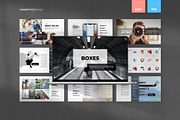 Boxes PowerPoint Template, a Presentation Template by Creathrive Design (Thumbnail 1 of 9)