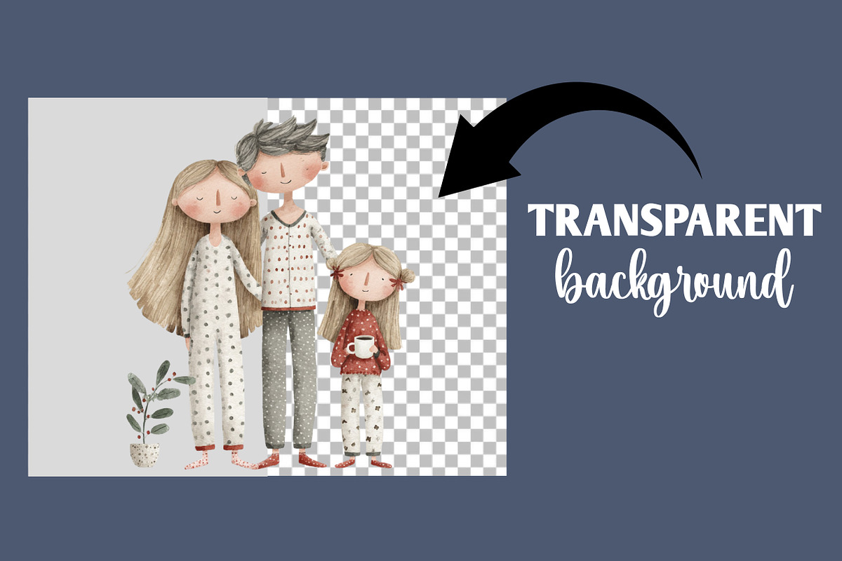 Christmas Family Clipart, an Illustration by Designworld (Photo 3 of 6)