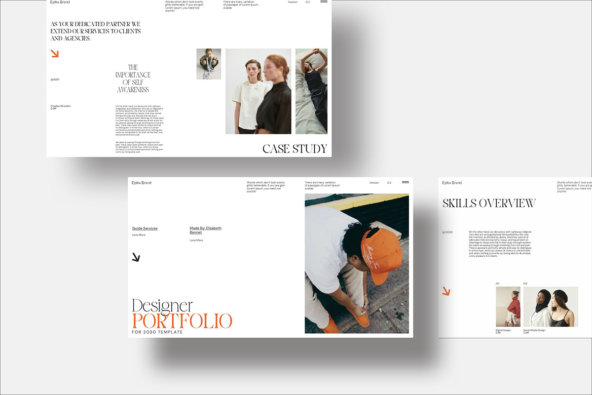 EPIKA | Design Portfolio, a Presentation Template by CreativexGenius (Photo 4 of 11)