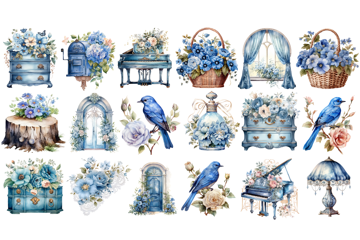 Vintage Beautiful Victorian Clipart, an Object Illustration by Digital Xpress (Photo 3 of 4)
