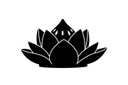 Lotus Flower Silhouette Vector Bundl, an Illustration by Creativeshirt (Thumbnail 20 of 51)