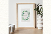 White Proteas and Eucalyptus Boho, a Texture Illustration by Catch the Dream Art (Thumbnail 4 of 9)