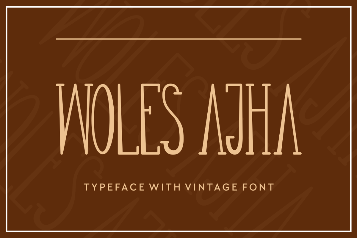 Avelia Lineart Font, a Sans Serif Font by brahamb_design (Photo 2 of 3)