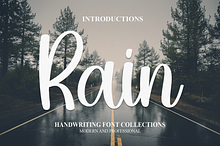 Rain | Script Font