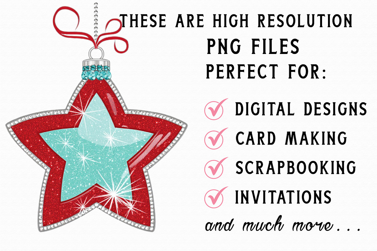 Cute Christmas Watercolor Clipart, an Illustration by Libby Wishes (Photo 6 of 7)