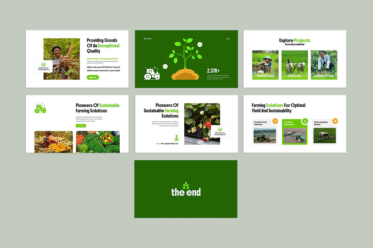 Organic Agriculture Presentation, a Presentation Template by KreateTribe (Photo 6 of 6)