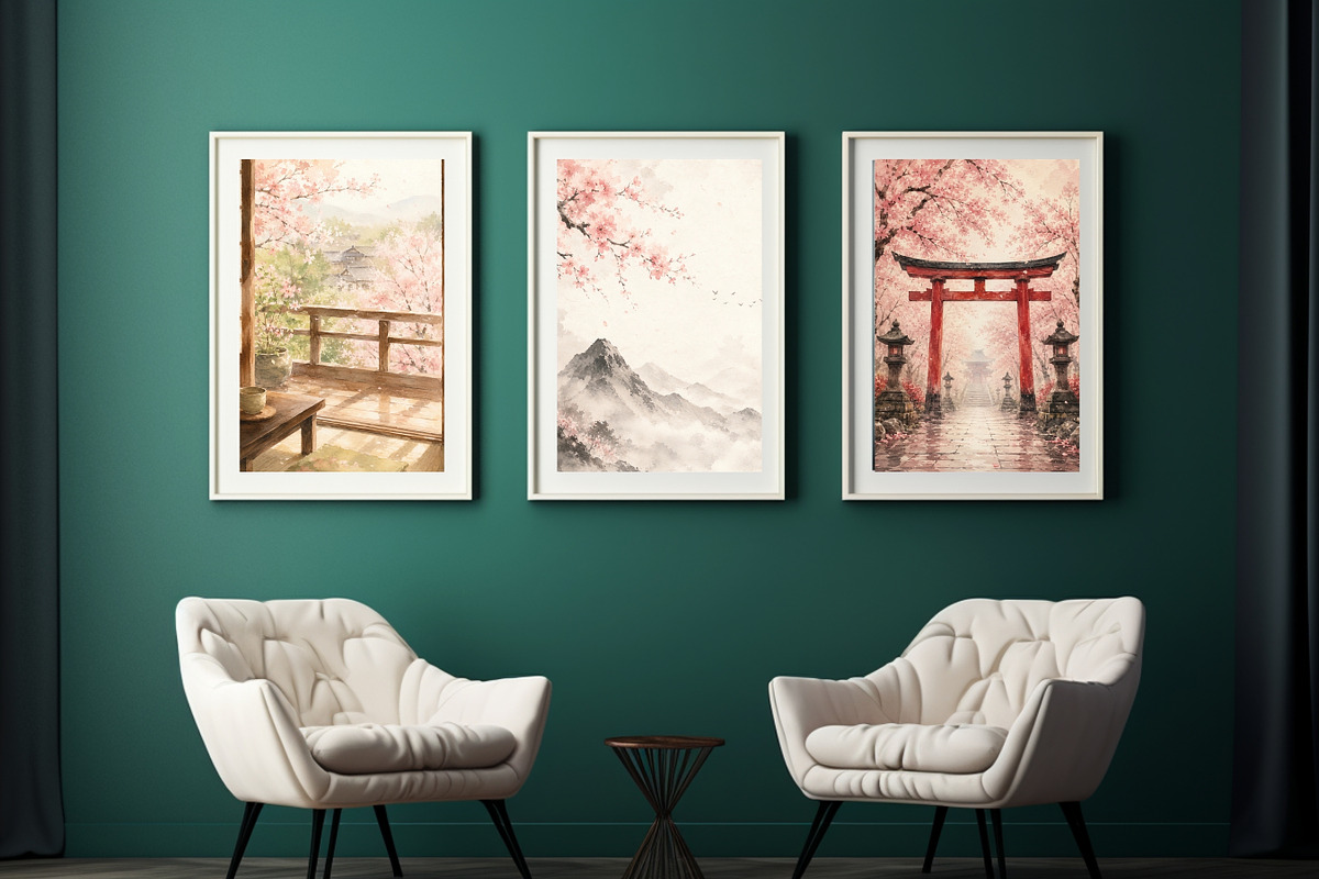 36 Japan Junk Journal Pages, a Background Graphic by LA Design (Photo 9 of 10)