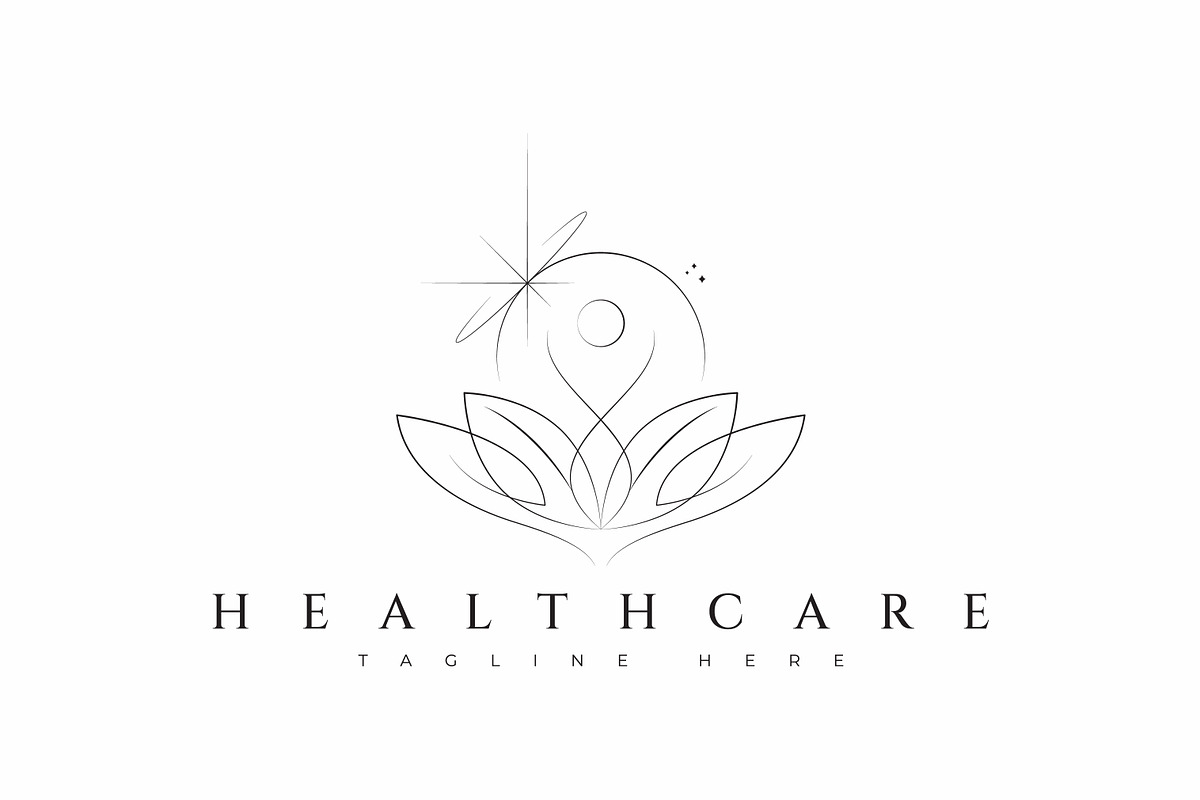 Healthcare Meditation Spirit Logo, a Branding & Logo Template by Signatoro