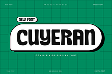 Cuyeran - Comic & Kids Font