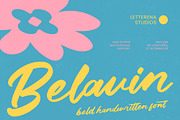 Belavin Bold Handwritten Font, a Script Font by Letterena Studios Script (Thumbnail 1 of 15)