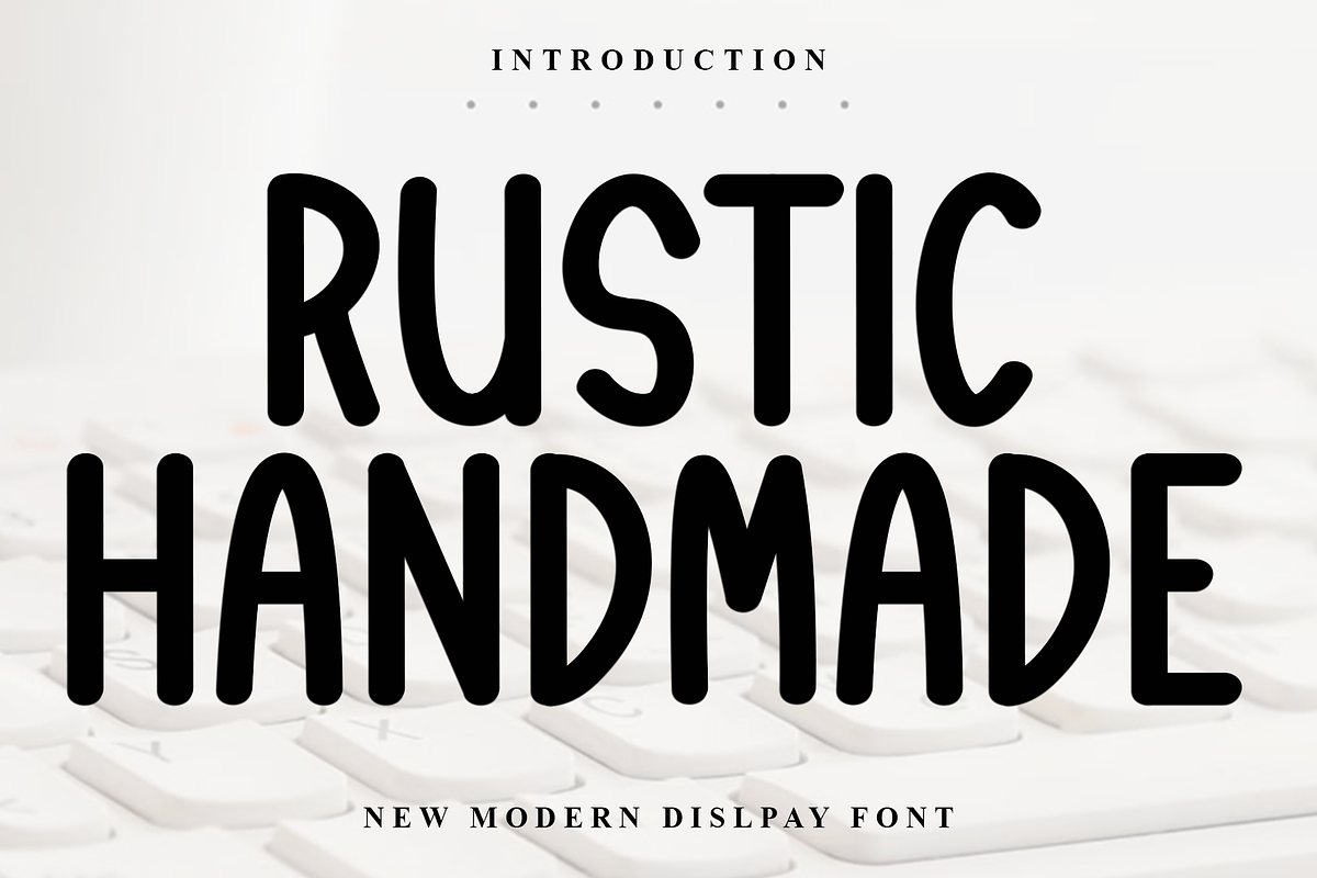 Rustic Handmade, a Script Font by FreshTypeINK (Photo 1 of 8)