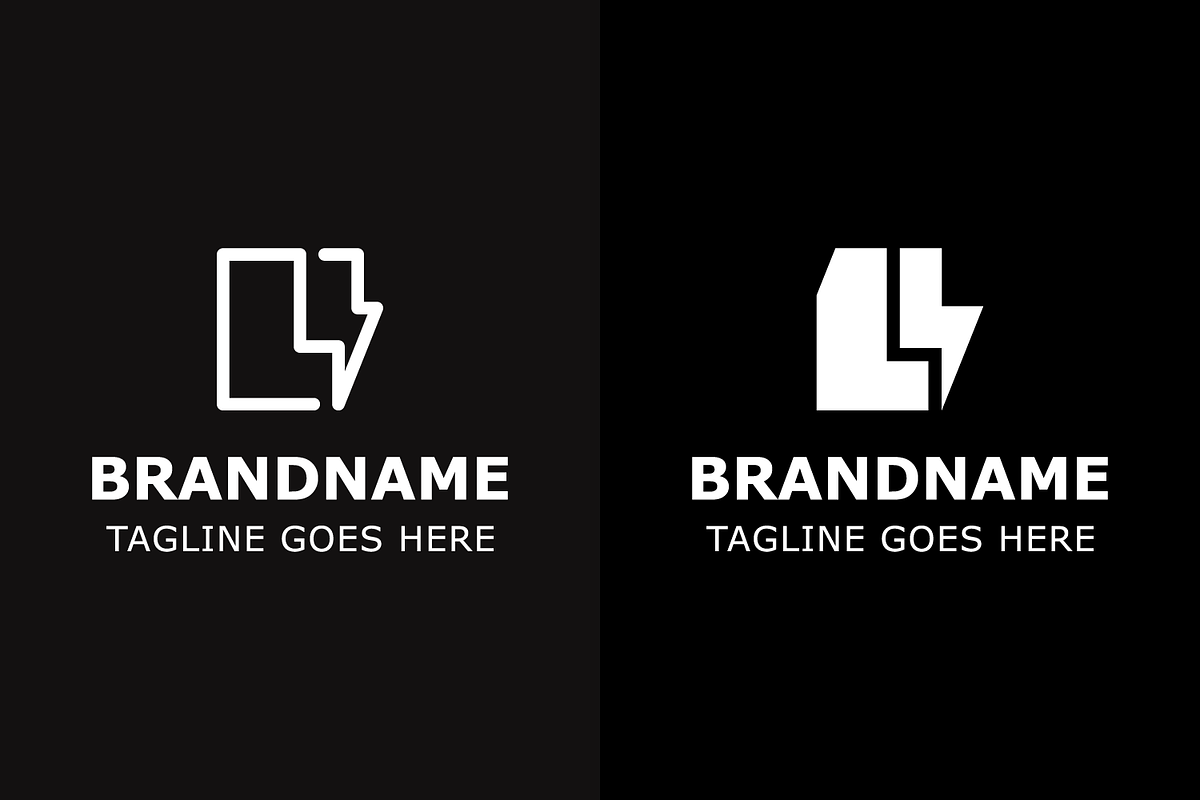 Letter L Power Modern Logo Set, a Branding & Logo Template by Pray Art Design Studio (Photo 2 of 2)