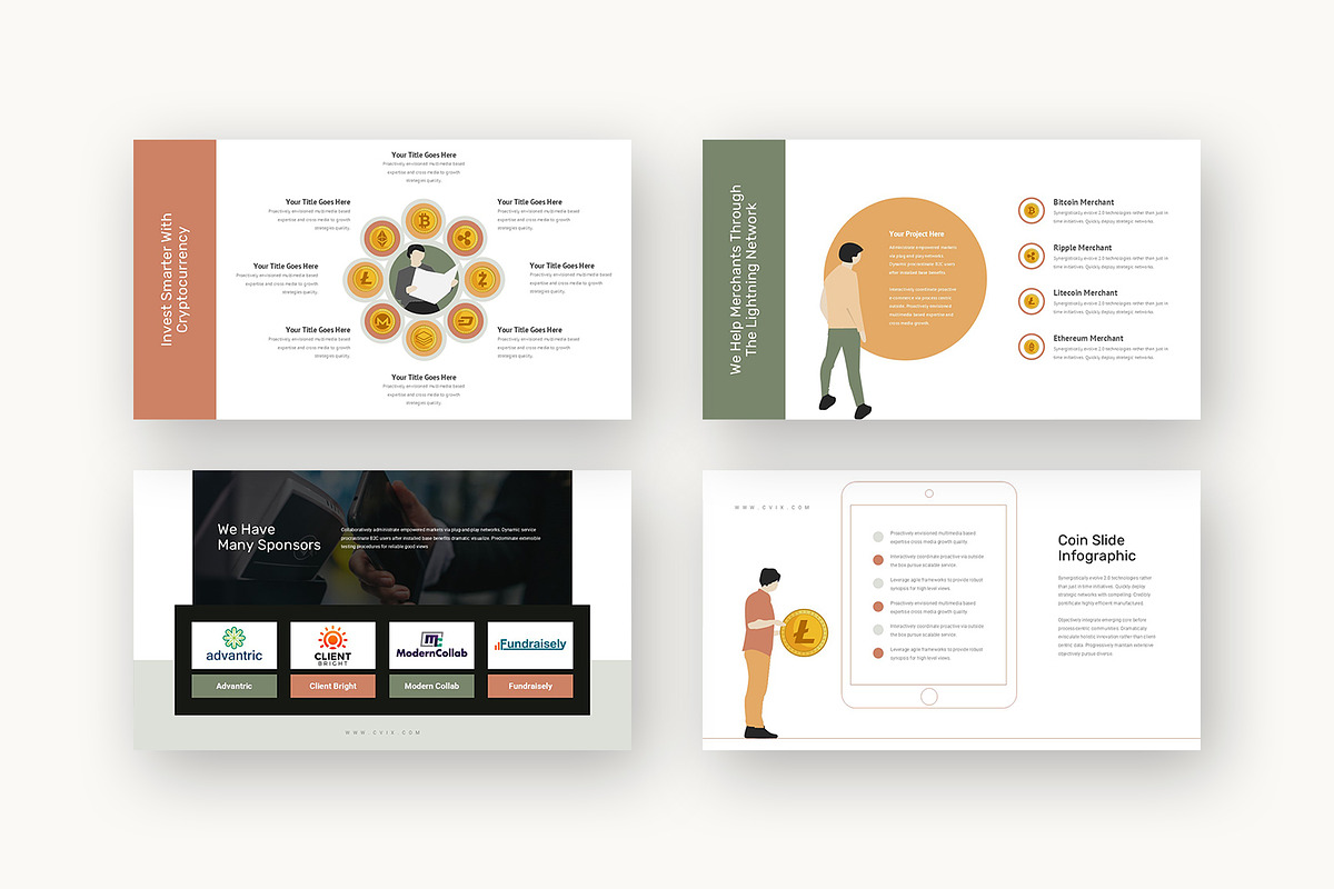 Cvix : Blockchain Deck Google Slides preview 5
