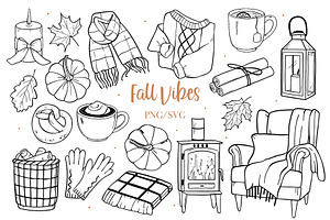 Fall Autumn Cozy Vibes Bundle