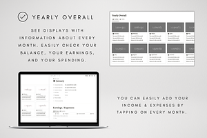 Notion Income & Expense Planner