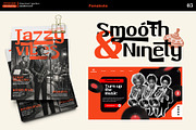 FLAMETOWER FAMILY TYPEFACE & DISPLAY, a Sans Serif Font by panakota studio (Thumbnail 7 of 8)
