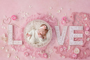 Newborn Digital Backdrop - Vintage, a Layer Style Add-On by Sweet Bambini Design (Thumbnail 1 of 2)