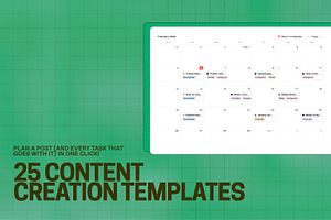 Perfect Content Calendar Template