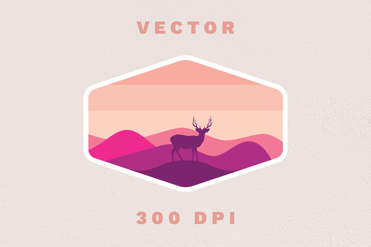 Outdoor Adventure Badge Logos, an Illustration by Build Interactive (Photo 2 of 5)
