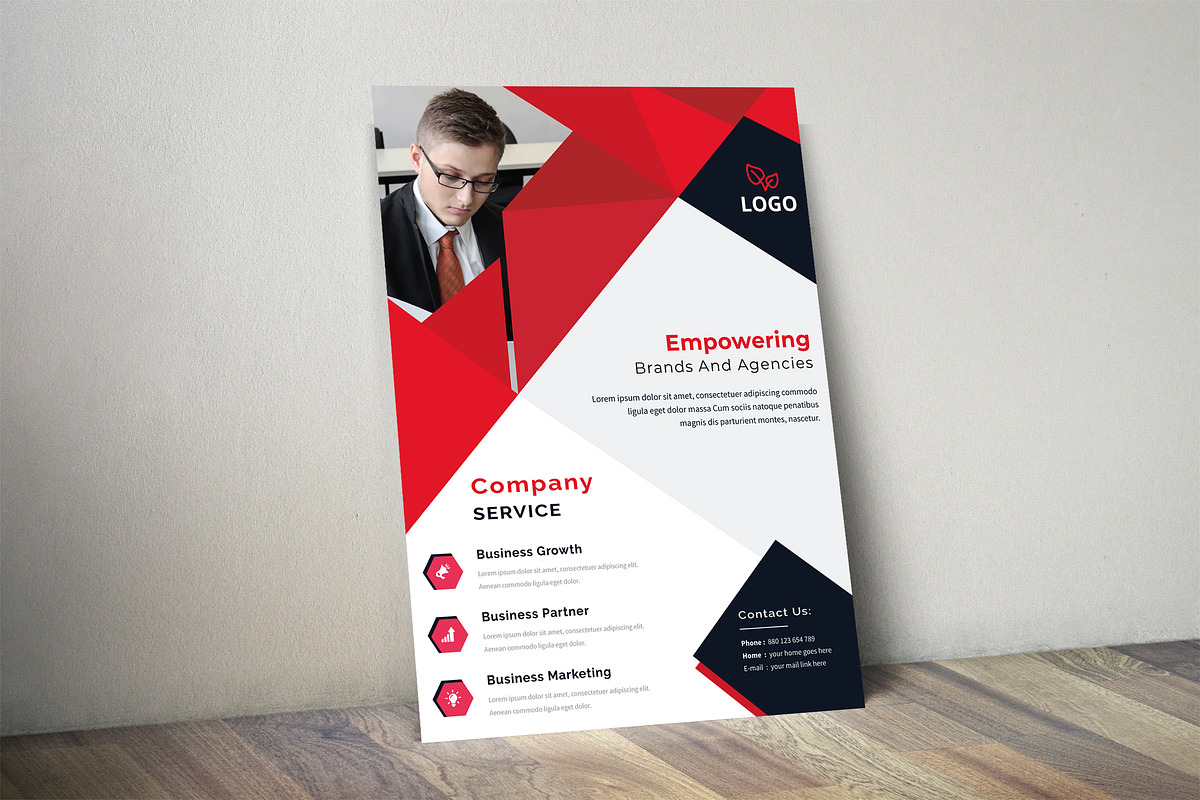 Corporate Business Flyer Template, a Flyer Template by UI_Expert (Photo 3 of 3)