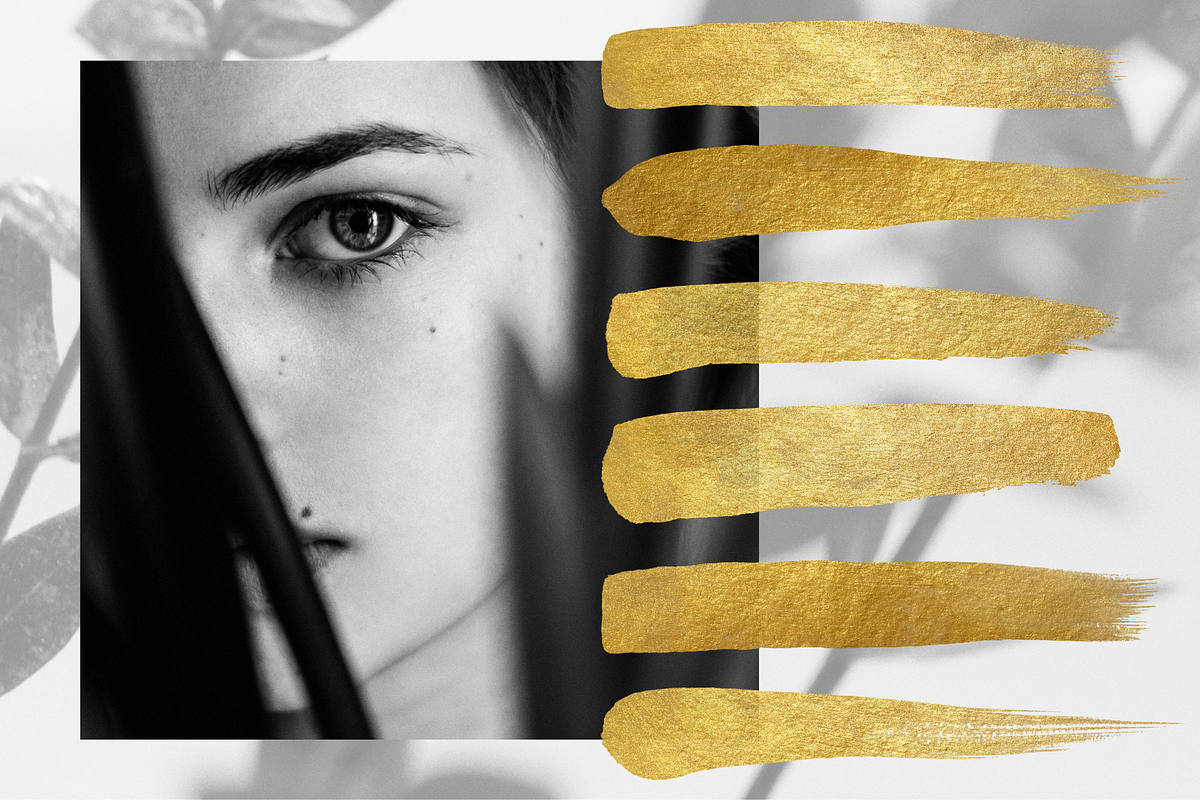 41 Gold Brush Strokes Png, a Texture Graphic by Kat Anti (Photo 3 of 7)