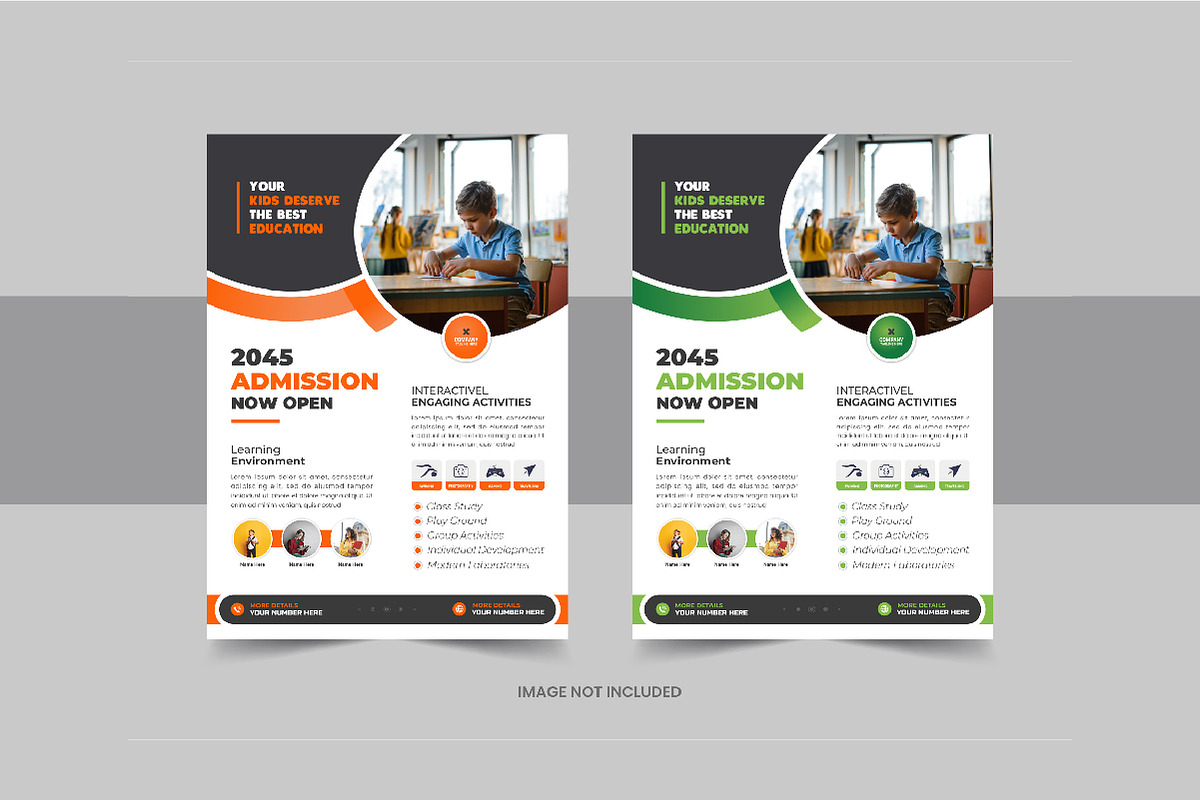 Education flyer or school flyer set, a Flyer Template by Pavel_design (Photo 5 of 11)