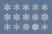 27 Hand Drawn Snowflakes, an Object Graphic by PixMarket (Thumbnail 3 of 10)