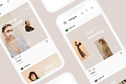 Vana Fashion Instagram Posts, a Social Media Template by CaDesign (Thumbnail 4 of 5)