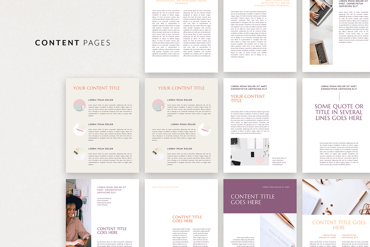 Canva Ebook & Workbook Template, a Magazine Template by Eternel Design Studio (Photo 7 of 23)