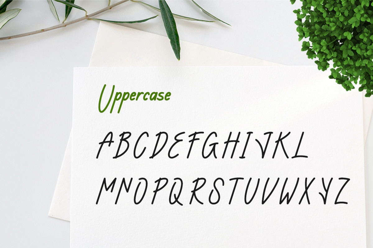 Nayuki Bentyahi - Handwritten Font, a Handwritten Font by ENATIVE (Photo 2 of 5)