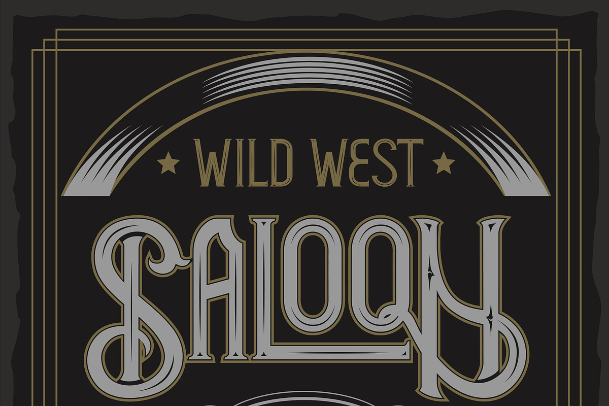 Hudson OTF vintage label font. preview 3