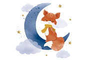 Cute fox vector. Fox pattern print, an Animal Illustration by StudioLondon (Thumbnail 5 of 5)