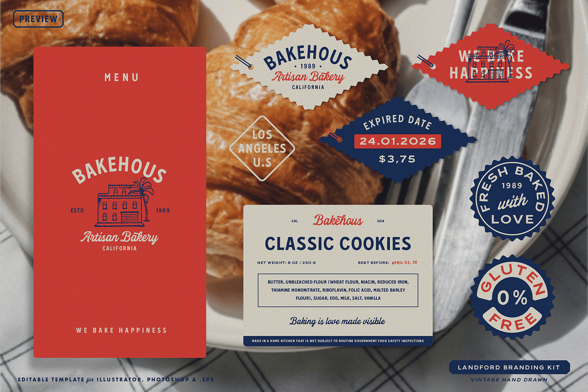 Landford Branding Kit, a Branding & Logo Template by Refolve Design (Photo 13 of 25)