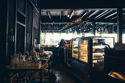 Cafe Restaurant, an Architecture Photo by HipFonts