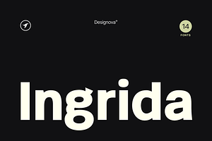 Ingrida – Modern Sans Serif 14 Fonts