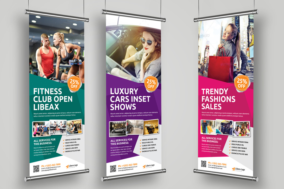 Roll up Banner Signage v1, a Flyer Template by Miyaji75 (Photo 3 of 6)