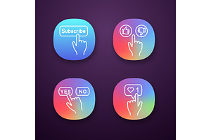 Click App Icons Set