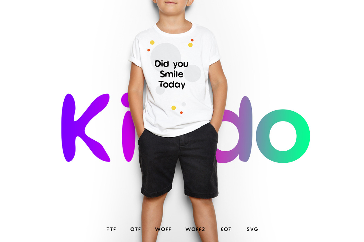 Proximate Kiddo - Display Font preview 6