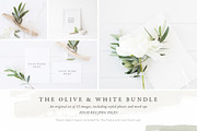 The Olive & White Mockup Bundle, a Print Template by White Hart Co. (Thumbnail 1 of 5)
