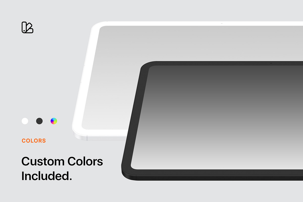 iPad Pro 11 - 21 Clay Mockups, an iPad Mockup by Asylab (Photo 5 of 56)