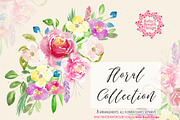 Watercolor Floral Collection, an Illustration by Babysbreath/Dandelionery (Thumbnail 1 of 2)