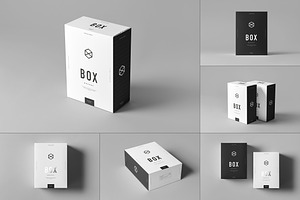 Box Mock-up 2, a Packaging Mockup by Yogurt86