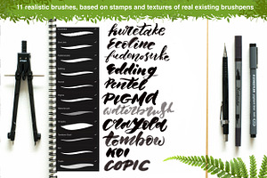 Textured & Realistic Brushpen Set