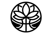 Basketball Lotus Emblem, an Object Graphic by Gfx_Store (Thumbnail 4 of 15)