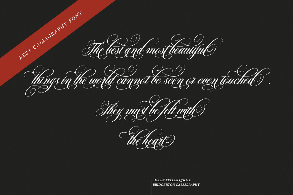 Bridgerton Script, a Script Font by Has_rizal (Photo 6 of 15)