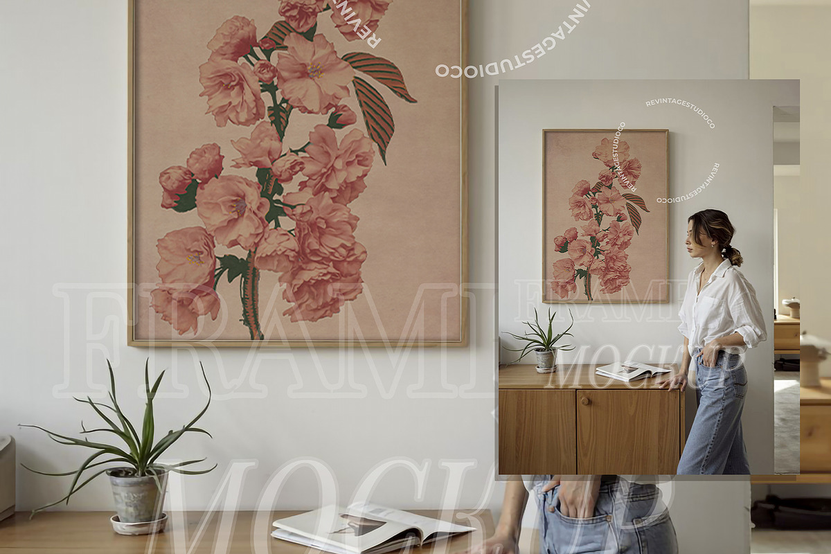 Modern Interior Frame Mockup, a Household Mockup by RevintageStudio (Photo 4 of 6)