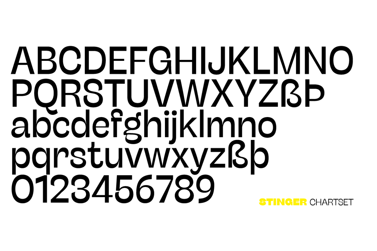Stinger - 42 fonts preview 4