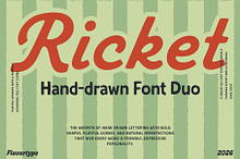 Ricket - Handdrawn font duo