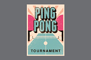 Ping Pong table tennis vector set., a Sport Illustration by PoPaShop (Thumbnail 9 of 10)