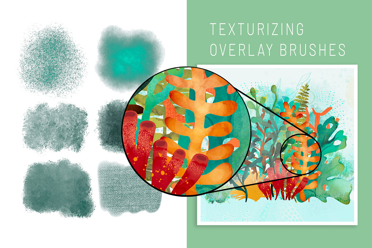 Leafy Fronds Brush Set, a Brush Add-On by DeloresArt (Photo 4 of 12)